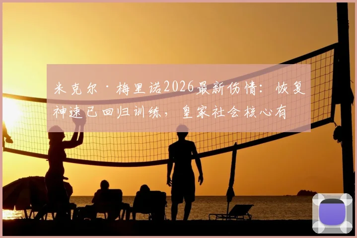 米克尔·梅里诺2026最新伤情：恢复神速已回归训练，皇家社会核心有望赛季末复出时间分析